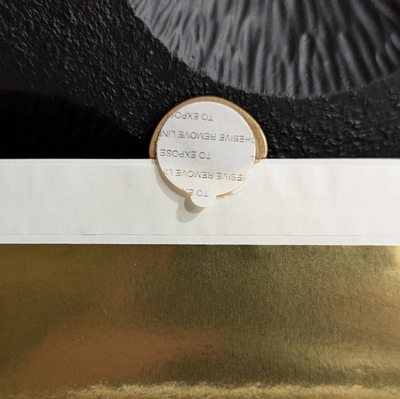 10 Premade Half Wax Seal Envelope Authentic Hand-Poured Adhesive Gold Foil 5x7 - Picture 5 of 5